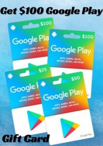 5.00 google play card